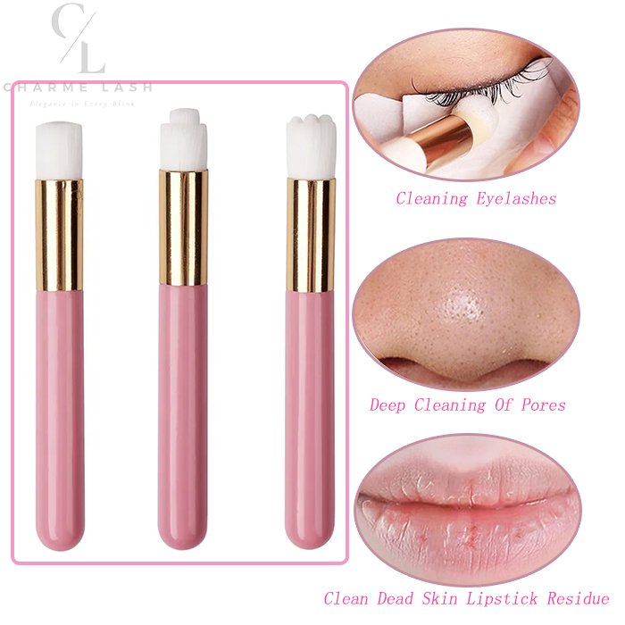 Cleaning Brush and Case Soft Multi-purpose Dustproof Makeup Tools