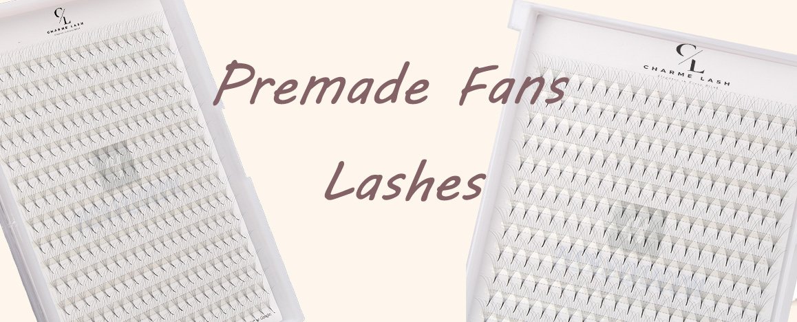 pointy base premade fans lashes