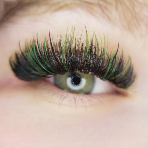 green lashes set